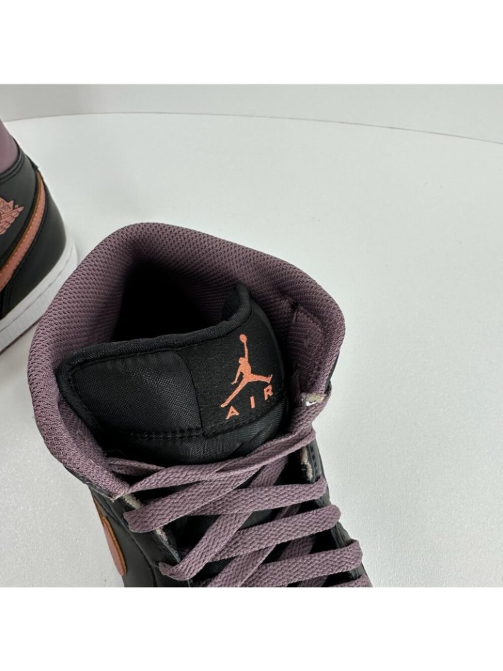 Nike Air Jordan 1 Mid Top SE FB9911-008 Sneakers Mens US 8.5 Black Sky J Mauve - Picture 11 of 12